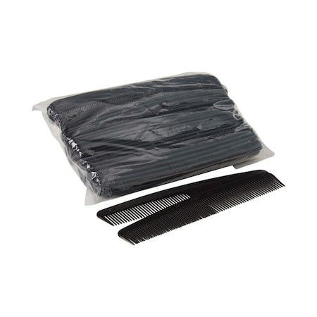 Mckesson 7 in. Black Plastic Hair Comb, 36PK 16-C7